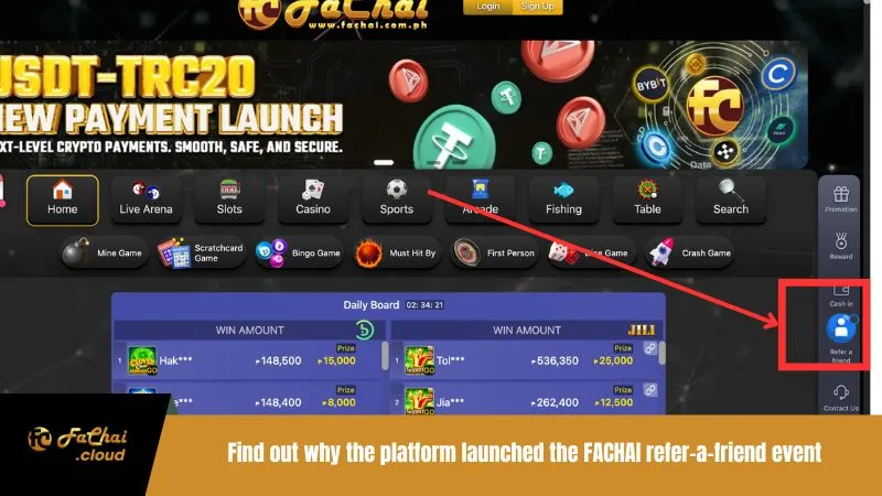 Find out why the platform launched the FACHAI refer-a-friend event