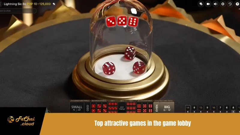 Top attractive games in the game lobby