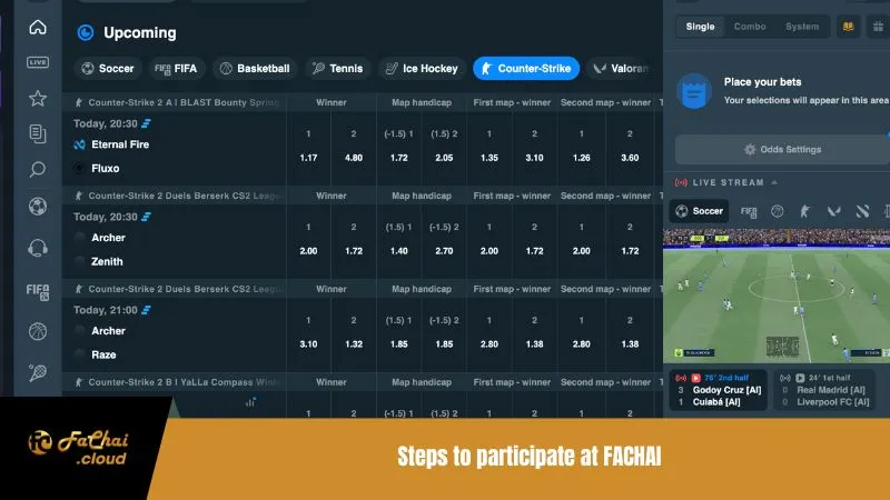 Steps to participate at FACHAI