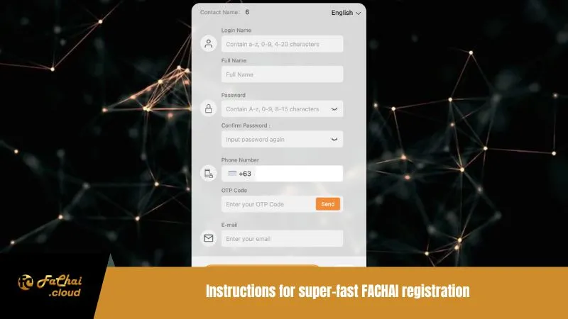 Instructions for super-fast FACHAI registration