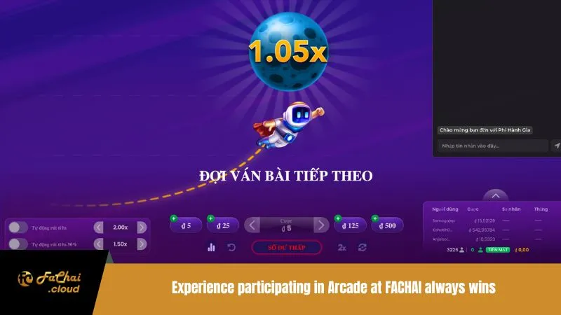 Experience participating in Arcade FACHAI always wins