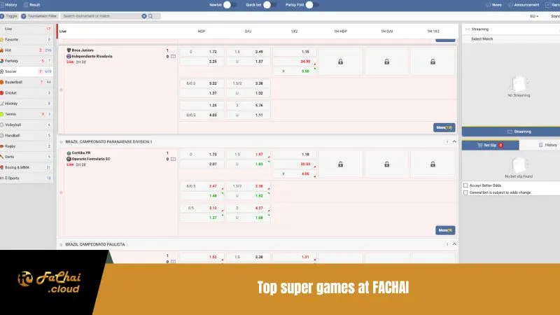 Top super games at FACHAI