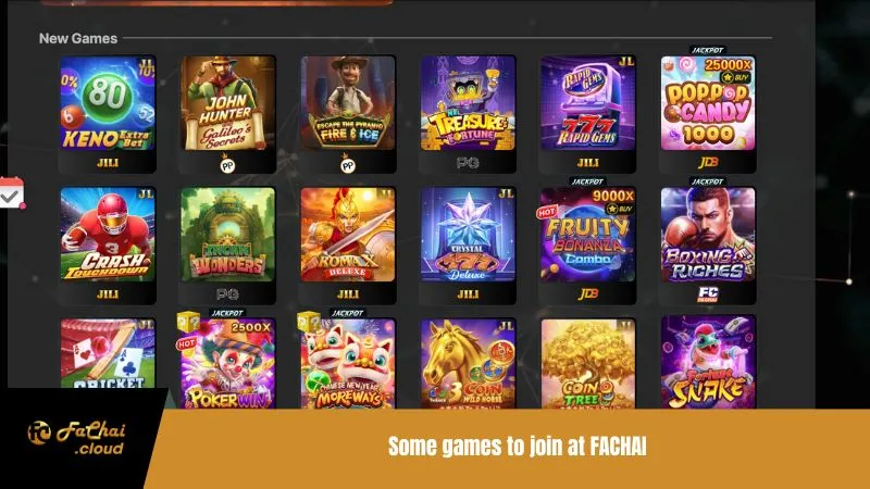 Some games to join at FACHAI