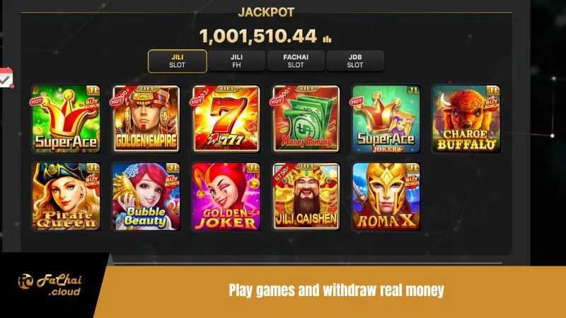 Play games and withdraw real money