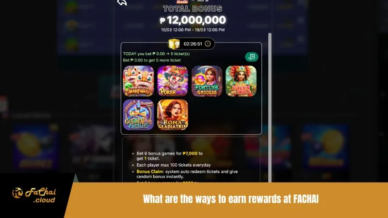 What are the ways to earn rewards at FACHAI