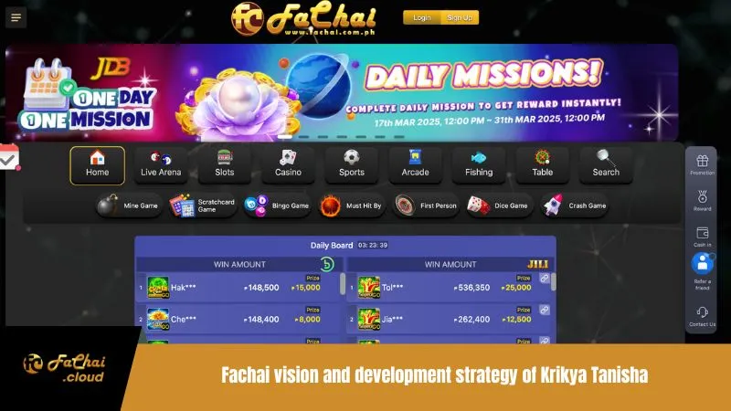 Fachai vision and development strategy of Krikya Tanisha