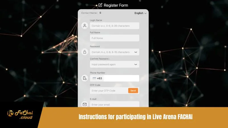 Instructions for participating in Live Arena FACHAI