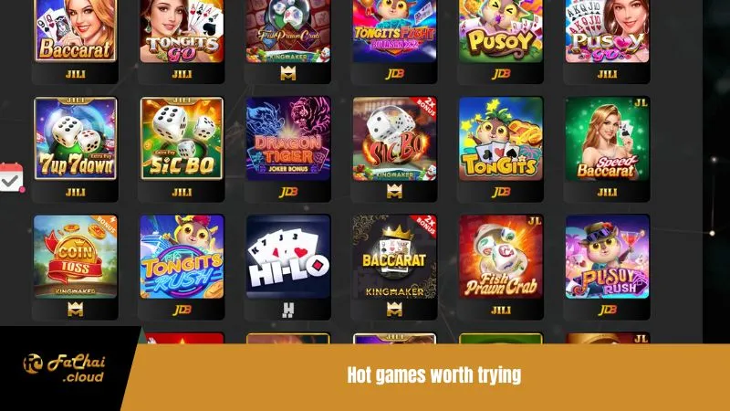 Hot games worth trying